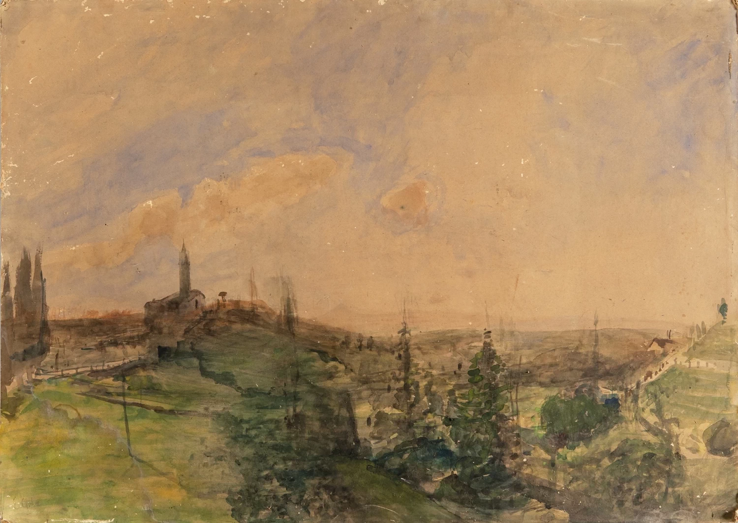 Paesaggio con Chiesa